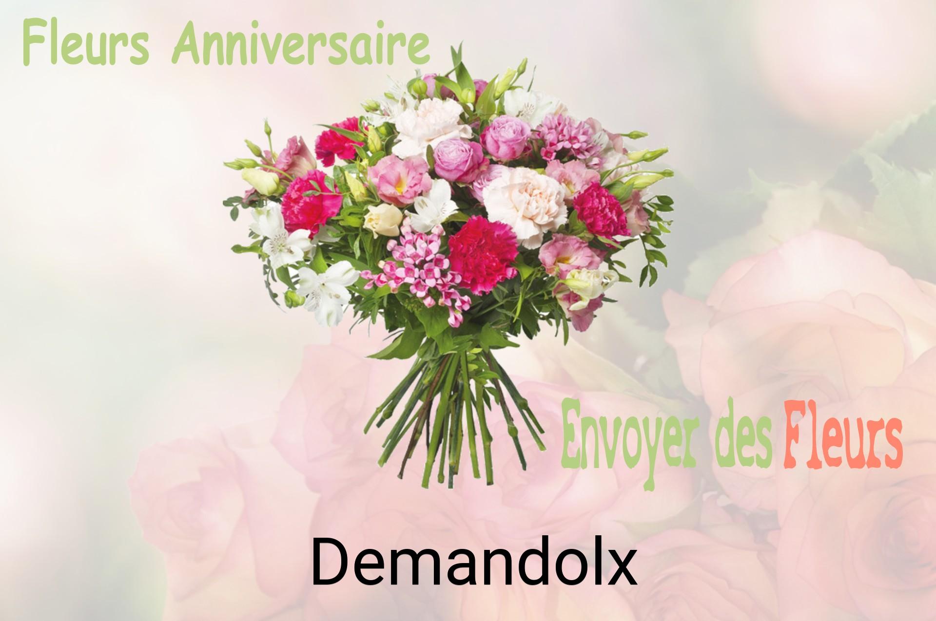 Bouquet de fleurs d’anniversaire livré à Demandolx